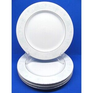 White Jade Tang Shan Fine China Set Of Four 8" Salad Plates